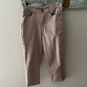 DG2 by Diane Gilman Cropped Pants in Taupe
